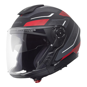 Kask motocyklowy SCHUBERTH J2 ECE SIGMA RED czarny czerwony