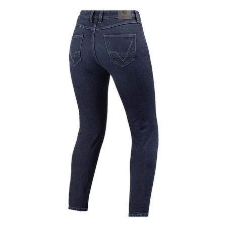 Spodnie jeansowe motocyklowe damskie REVIT MARZIA MEDIUM BLUE STONE niebieski
