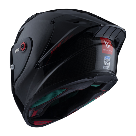 Kask motocyklowy MT KRE+ S SOLID GLOSS CARBON/BLACK czarny