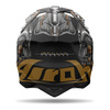 Kask motocyklowy AIROH WRAAAP CYBORG MATT czarny złoty