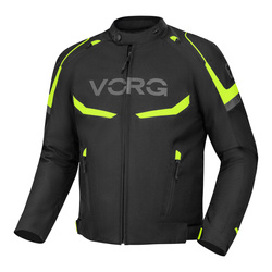 Kurtka motocyklowa VORG HORNET FLUO czarny żółty fluo