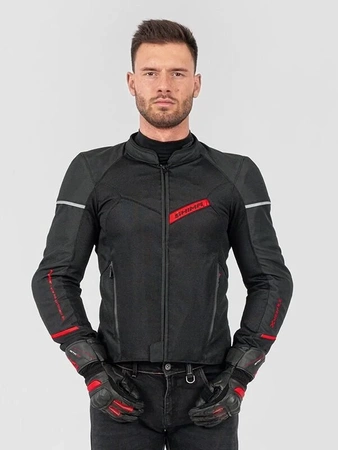 Kurtka motocyklowa tekstylna Shima X-MESH 2.0 czerwony