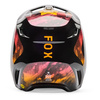 Kask cross dziecięcy FOX JUNIOR V1 KAIROS TANGERINE czarny pomarańczowy
