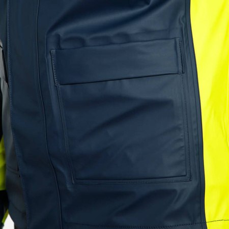 Kurtka przeciwdeszczowa motocyklowa DAINESE STORM 2 niebieski żółty fluo