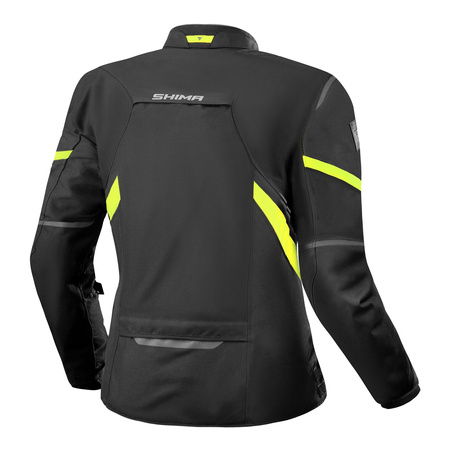 Damska kurtka motocyklowa tekstylna Shima RUSH 2.0 fluo
