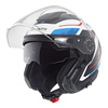 Kask motocyklowy SCHUBERTH J2 ECE SIGMA BLUE biały niebieski czerwony czarny
