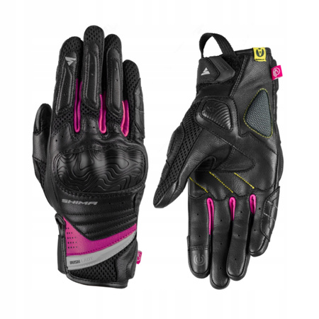 Damskie rękawice motocyklowe miejskie Shima RUSH GLOVES różowy