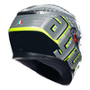 Kask motocyklowy AGV K3 FORTIFY GREY/BLACK/FLUO YELLOW szary żółty fluo czarny