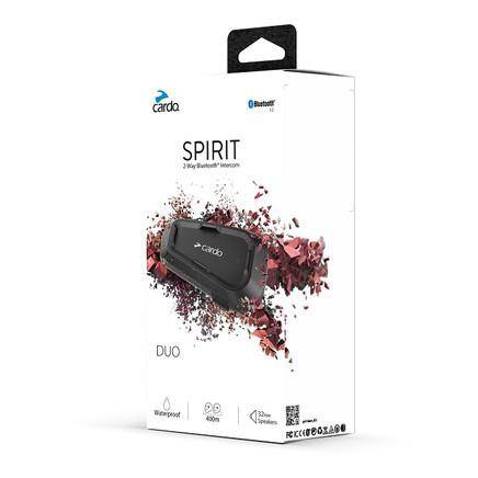 Interkom motocyklowy uniwersalny CARDO SPIRIT DUO zestaw 2 kaski zestaw 2 kaski