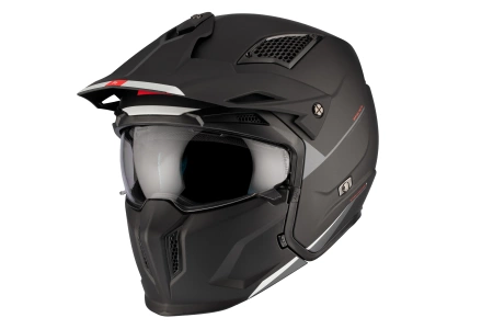 Kask motocyklowy MT STREETFIGHTER SV S SOLID MATT BLACK czarny mat
