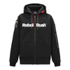 Bluza codzienna REBELRUSH ZIP BLACK czarny