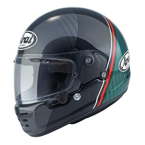 Kask motocyklowy ARAI CONCEPT-XE TEMU GREEN zielony szary czarny czerwony