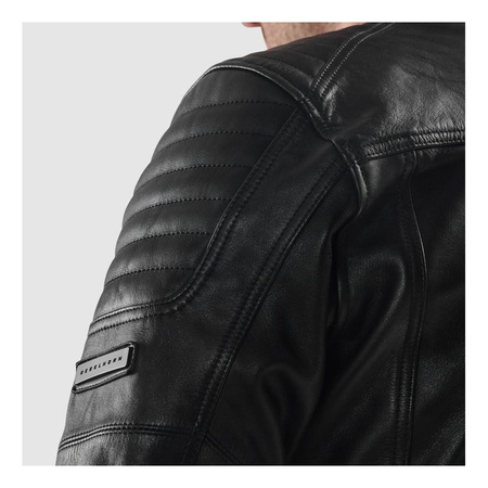Kurtka motocyklowa skórzana Rebelhorn HUNTER II czarny mat