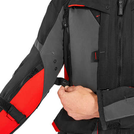 Kurtka motocyklowa tekstylna miejska Shima HERO 2.0 czerwony