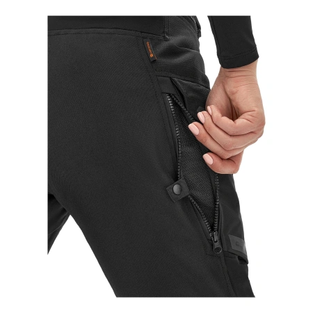 Spodnie motocyklowe damskie SHIMA DUNE LADY SHORT BLACK czarny