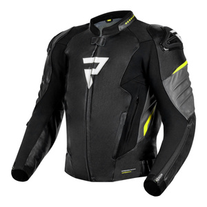 Kurtka motocyklowa REBELHORN VELOCE BLACK/GREY/FLUO YELLOW czarny szary żółty fluo