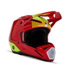 Kask dla dzieci motocyklowy cross offroad mtb FOX V1 Ballast Fluo czerwony Junior