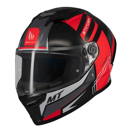 Kask motocyklowy MT STINGER 2 TRON BLACK/GREY/RED