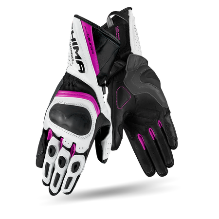 Damskie rękawice motocyklowe sportowe Shima MIURA GLOVES różowy