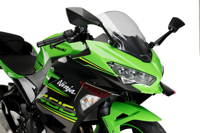 Boczne spoilery dociskowe do Kawasaki Ninja 400 18-24 Czerwony (R)