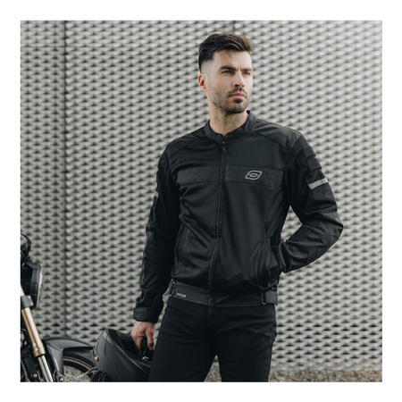 Damska kurtka motocyklowa miejska tekstylna OZONE DART czarna