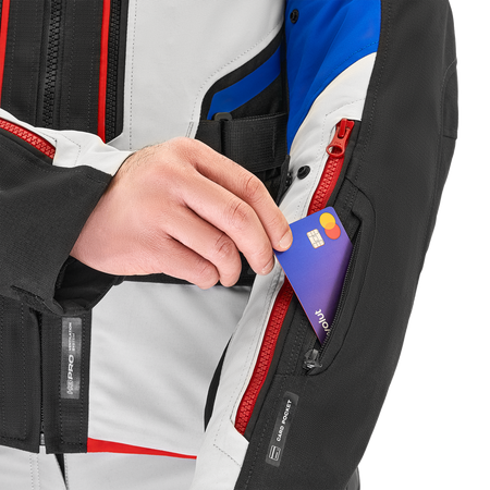 Kurtka motocyklowa SHIMA DUNE BLUE czarny szary niebieski
