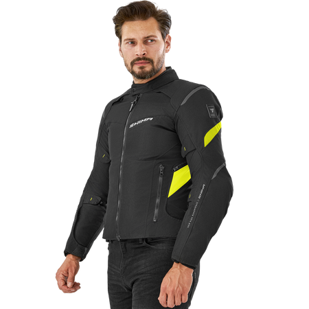 Kurtka motocyklowa tekstylna miejska/turystyczna Shima RUSH 2.0 fluo