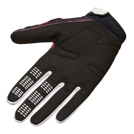 Rękawice cross FOX 180 KAIROS WHITE/FLUO RED biały czerwony fluo