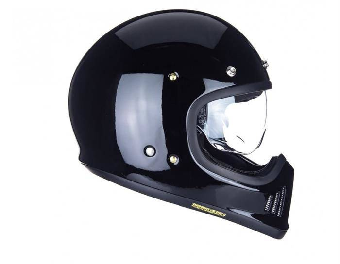 Kask motocyklowy offroad cross z daszkiem SHOEI EX-ZERO Czarny