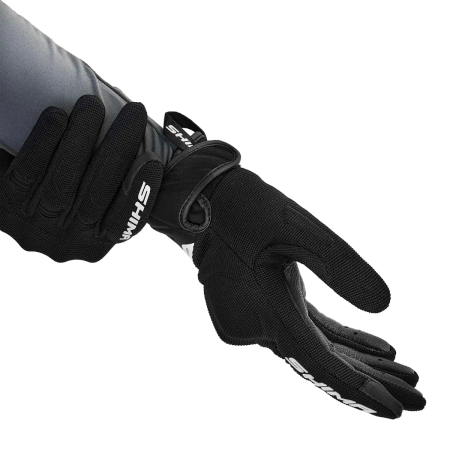 Rękawice motocyklowe damskie SHIMA SONIC LADY BLACK/WHITE czarny biały