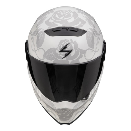 Kask motocyklowy SCORPION COVERT FX DRAGON GREY/SILVER szary srebrny