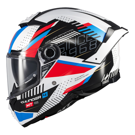 Kask motocyklowy MT THUNDER 4 SV LUMINENCE BLACK/WHITE/BLUE