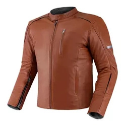 Kurtka motocyklowa skórzana Shima HUNTER+ 2.0 jasny brązowy