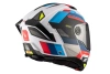 Kask motocyklowy MT ATOM 2 SV BAST WHITE/BLUE/RED biały niebieski czerwony czarny