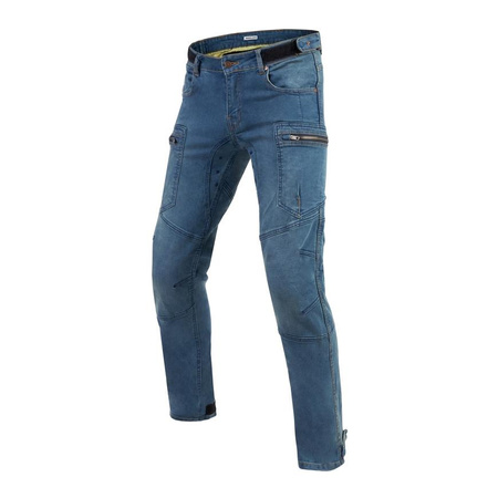 Jeansy motocyklowe Rebelhorn URBAN II niebieski