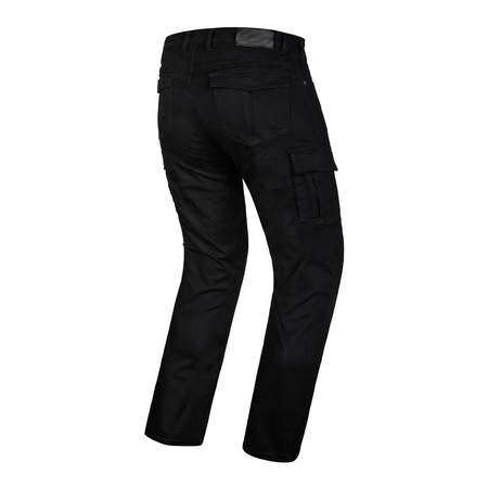 Jeansy motocyklowe OZONE SHADOW II czarne