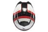 Kask motocyklowy MT ATOM 2 SV EMALLA MATT WHITE/BLACK/RED biały czarny czerwony