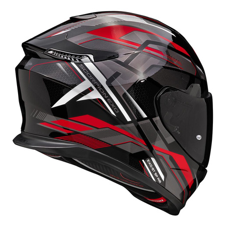 Kask motocyklowy SCORPION EXO-GT SP AIR AUGUSTA BLACK/GREY/RED czarny szary czerwony
