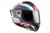 Kask motocyklowy MT ATOM 2 SV BAST WHITE/BLUE/RED biały niebieski czerwony czarny