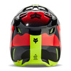 Kask cross offroad motocyklowy FOX V3 Revise Helmet Navy/pomarańczowy