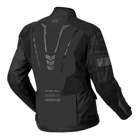 Kurtka motocyklowa tekstylna OZONE TOUR III czarna
