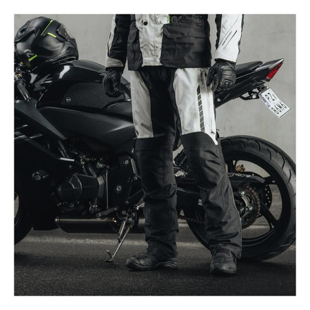 Spodnie tekstylne motocyklowe Rebelhorn HIKER III czarny-szary