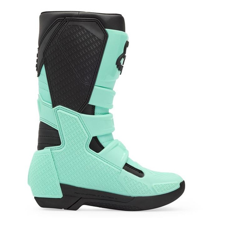 Buty motocyklowe cross dziecięce FOX JUNIOR COMP TEAL zielony czarny