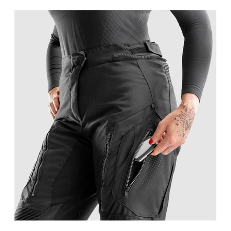 Spodnie motocyklowe damskie REBELHORN Hiker IV Lady (Krótka nogawka)