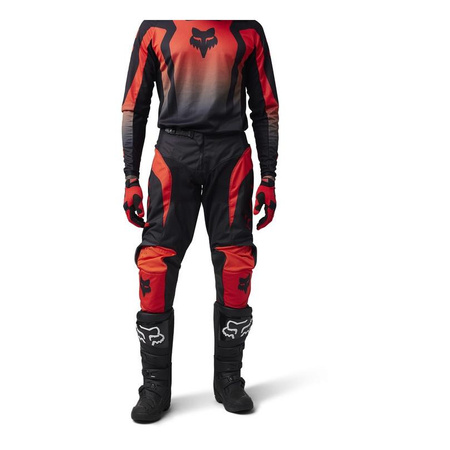 Spodnie motocyklowe FOX 180 Lean EXTD Fluorescent Red