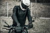 Kurtka motocyklowa miejska skórzana Shima SHADOW TFL czarny