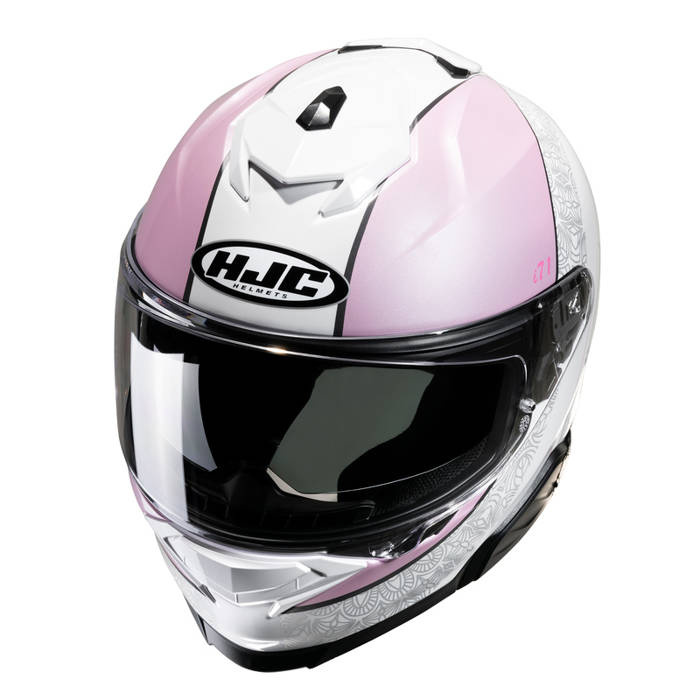 Kask motocyklowy HJC I71 Sera biały/różowy