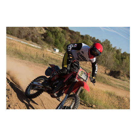 Kask motocyklowy offroad cross z daszkiem SHOEI EX-ZERO Czerwony