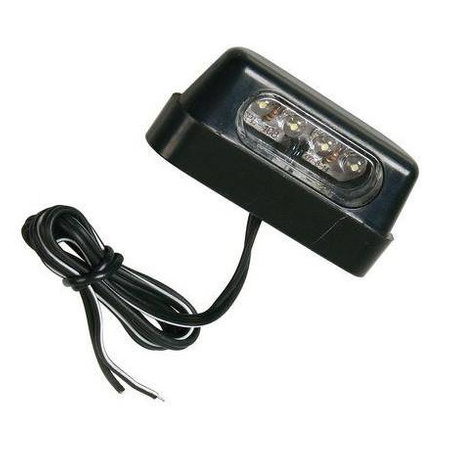 LAMPA 4 punktowe oświetlenie tablicy rejestracyjnej LED, białe, zatwierdzone do użytku drogowego