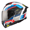 Kask motocyklowy MT ATOM 2 SV BAST WHITE/BLUE/RED biały niebieski czerwony czarny